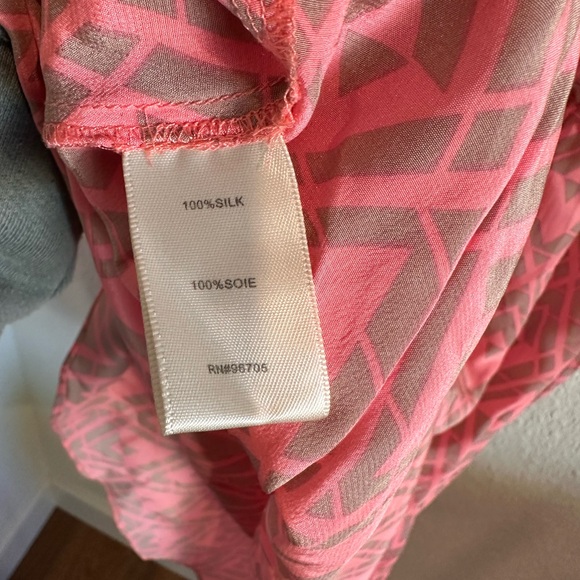 Rebecca Taylor Pink Geometric Mini Dress - Picture 4 of 5